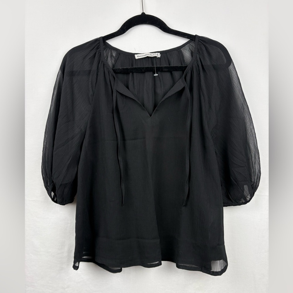 Abercrombie & Fitch Sheer Blouse